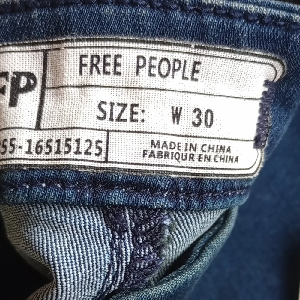 Free People‎ Indigo Straight Leg Jeans NWT